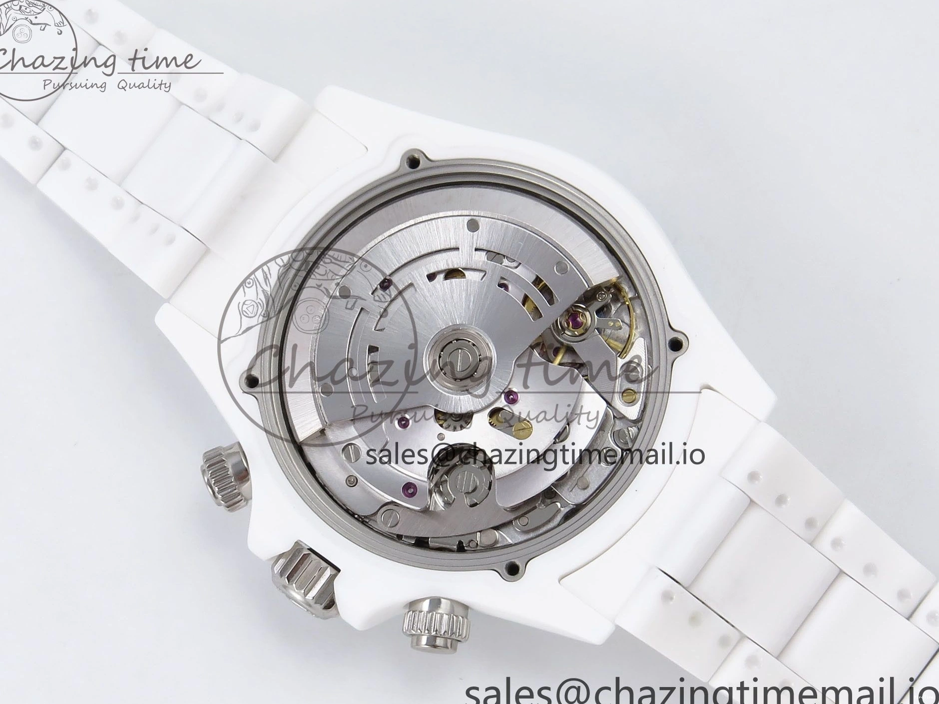 MiroTime 0319 Daytona AET White Ceramic Case and Bracelet Black Dial N6F Best Edition SA Seasonal 1195
